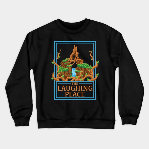 The Laughing Place Crewneck Sweatshirt by ryandraws_stuff